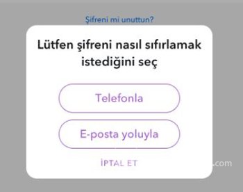 Snapchat Şifresi Nasıl Sıfırlanır?