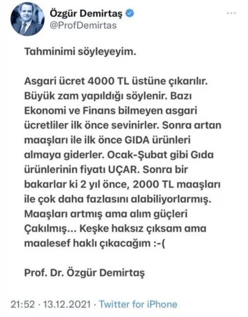 Türkiye Ekonomisinde Yeni Dönem - Prof. Dr. Özgür Demirtaş