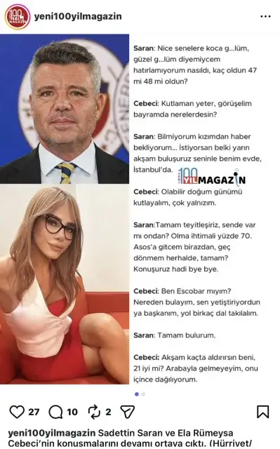 saran e cebeci yazışmaları